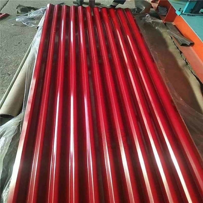 0.1-1.0mmの厚さPPGLは商業建物のための鋼板を波形を付けた