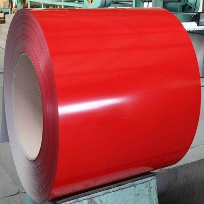 赤い色はPE PVDF SMP G550 AZ70に屋根を付けるためのGalvalumeの鋼鉄コイルをPrepainted