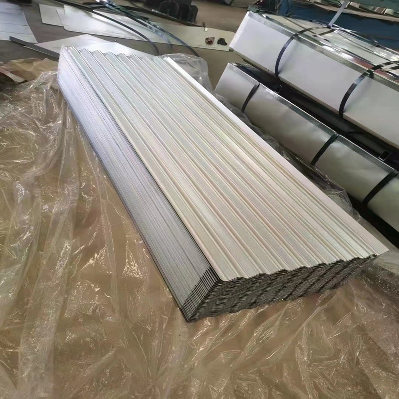 PPGI色は電流を通された波形の金属の屋根ふきシートに塗りタイルを押す