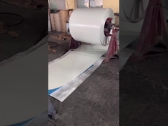 0.6mm 波紋鋼板 白と緑 SGCC 屋根板のために