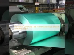 空気管の換気システム製造のための,前塗装のガルバネイド鋼